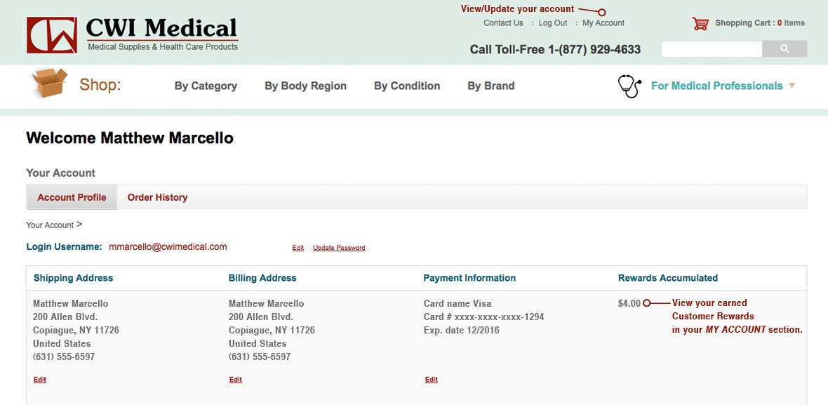 CWI Customer Rewards